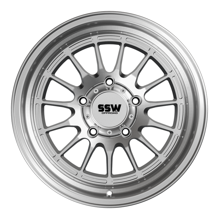DAKAR | MACHINED SILVER | 17X9.0 | +0 [5 LUG]