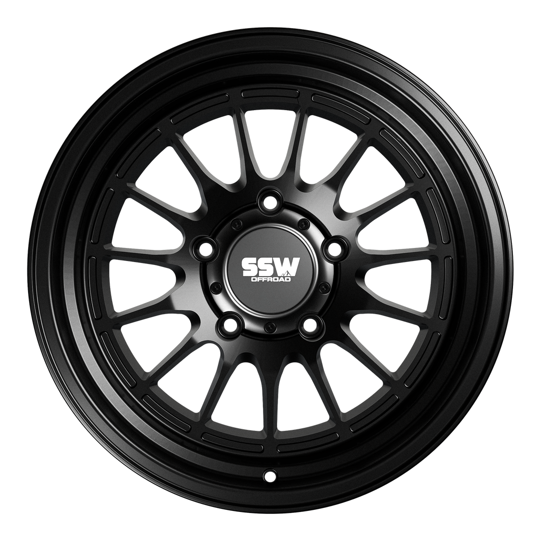 DAKAR | MATTE BLACK | 17X9.0 | +0 [5 LUG]