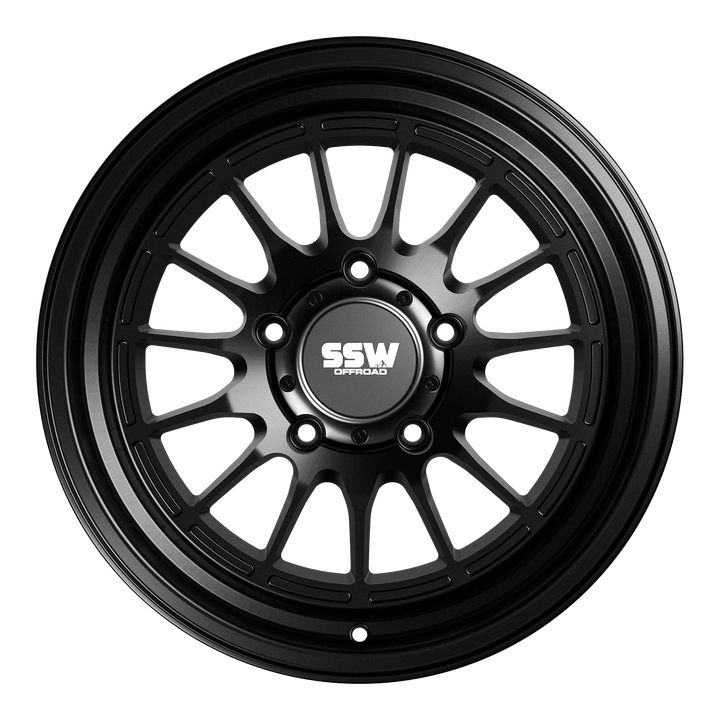 DAKAR | MATTE BLACK | 17X9.0 | +0 [5 LUG]
