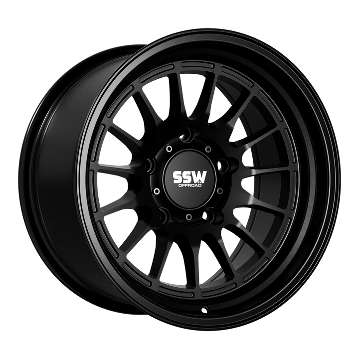 DAKAR | MATTE BLACK | 17X9.0 | +0 [5 LUG]