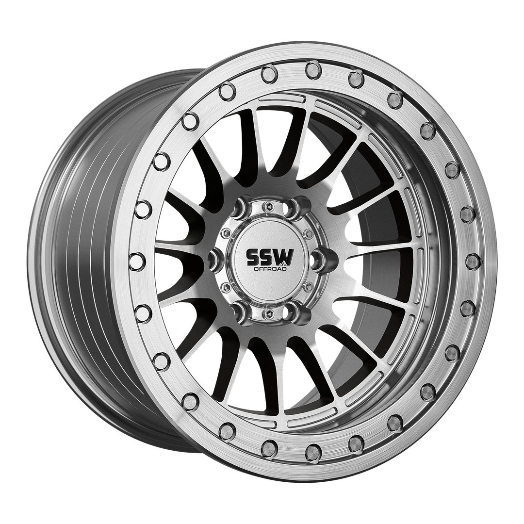 BEADLOCK DAKAR | MACHINED SILVER | 17X9.0 | -25