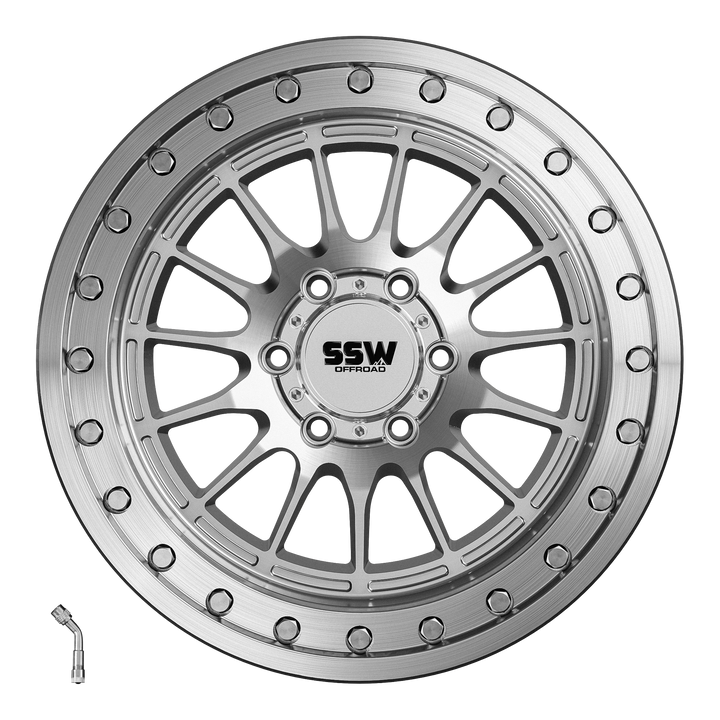 BEADLOCK DAKAR | MACHINED SILVER | 17X9.0 | -25