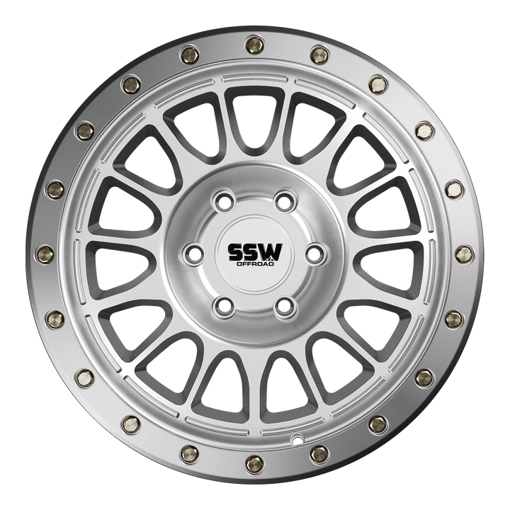 DAKAR EVO / MACHINED SILVER / 17X9.0 +0