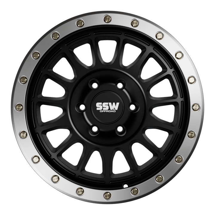 DAKAR EVO / MATTE BLACK / 17X9.0 +25