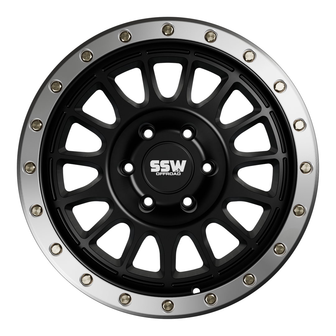 DAKAR EVO / MATTE BLACK / 17X9.0 +0