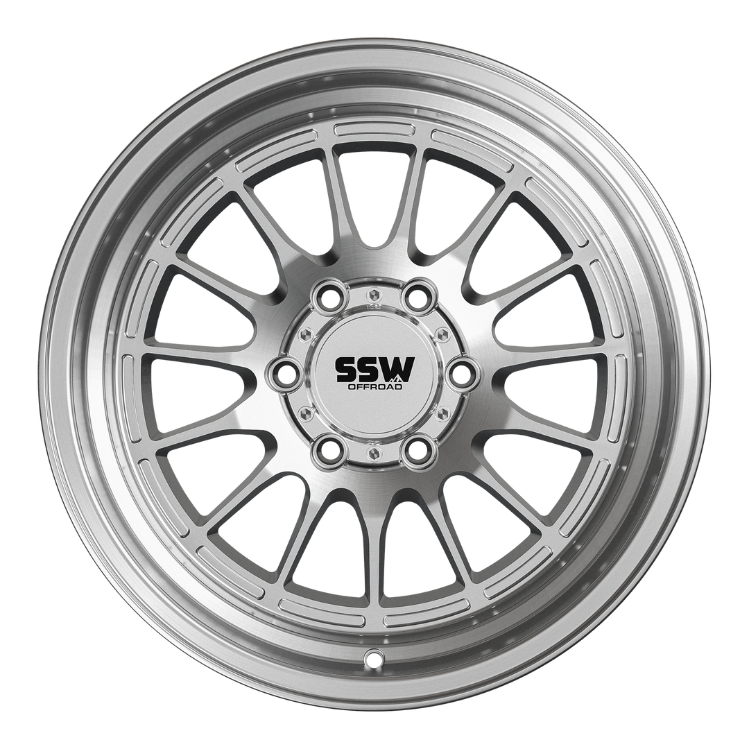 DAKAR | MACHINED SILVER | 17X9.0 | -25