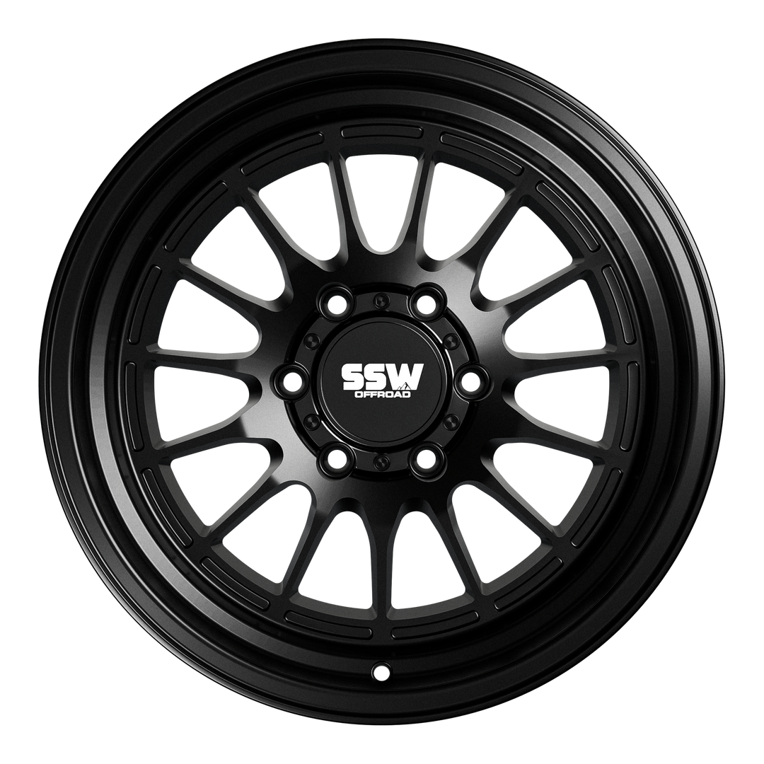 DAKAR | MATTE BLACK | 17X9.0 | -25