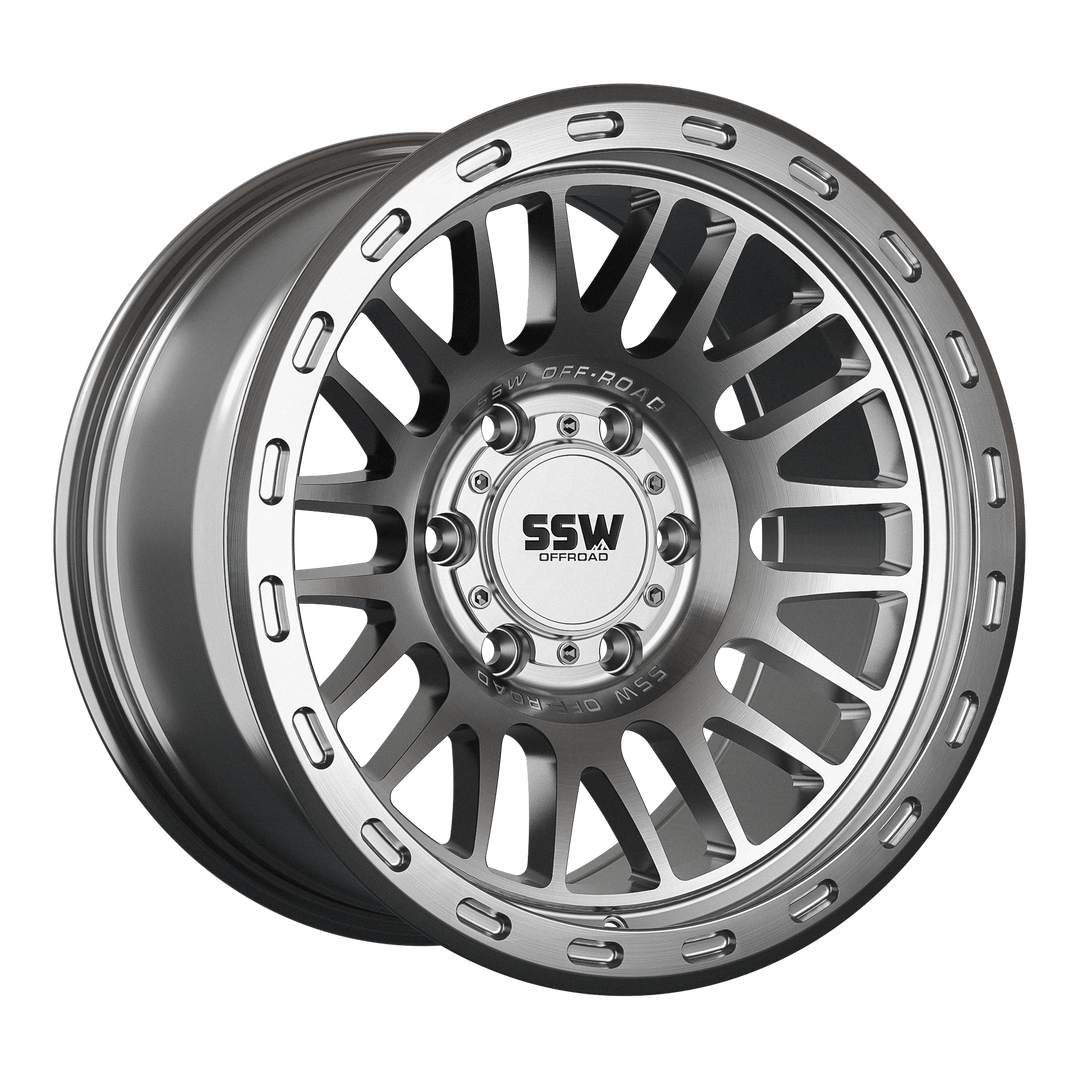 GRIFFON | MACHINED SILVER | 17X9.0 | -25