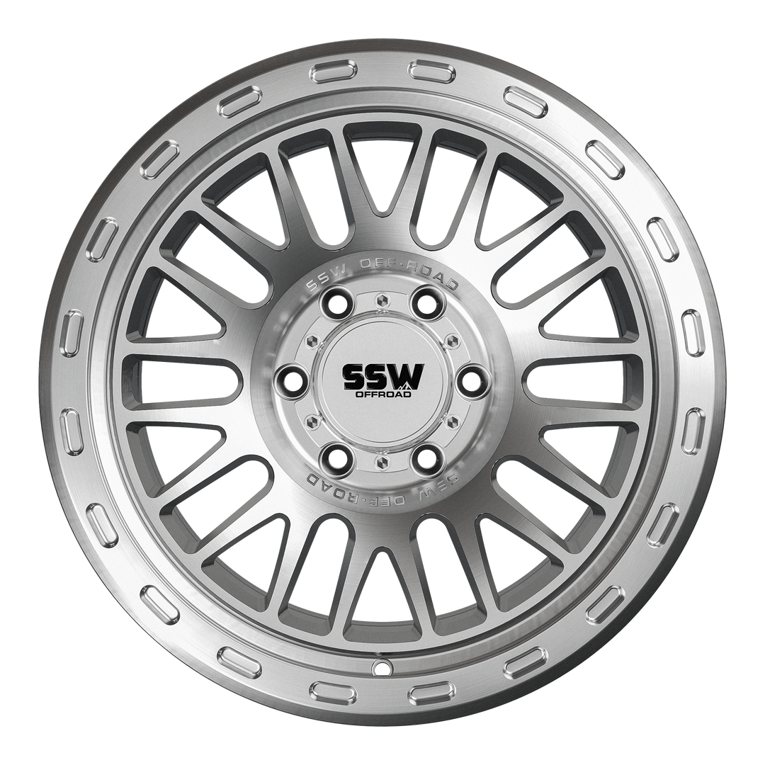 GRIFFON | MACHINED SILVER | 17X9.0 | -25