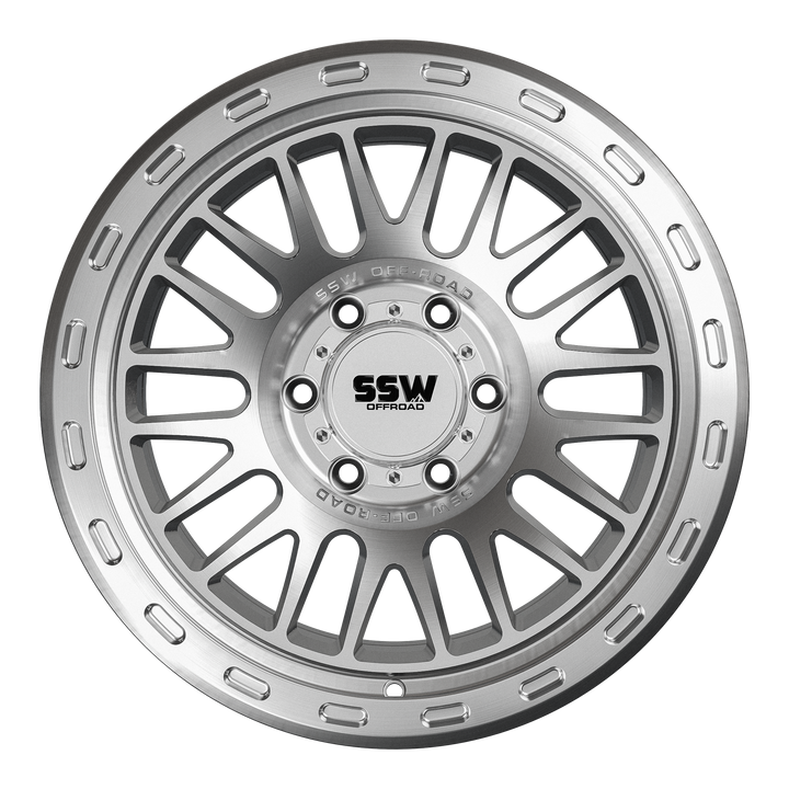 GRIFFON | MACHINED SILVER | 17X9.0 | -25