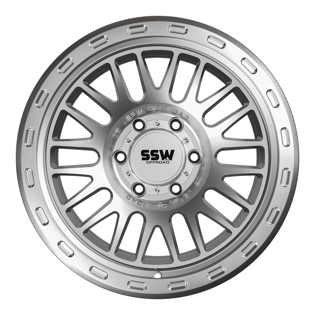GRIFFON | MACHINED SILVER | 17X9.0 | -25