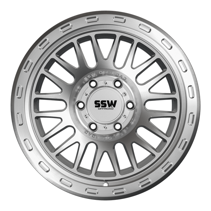 GRIFFON | MACHINED SILVER | 17X9.0 | -25