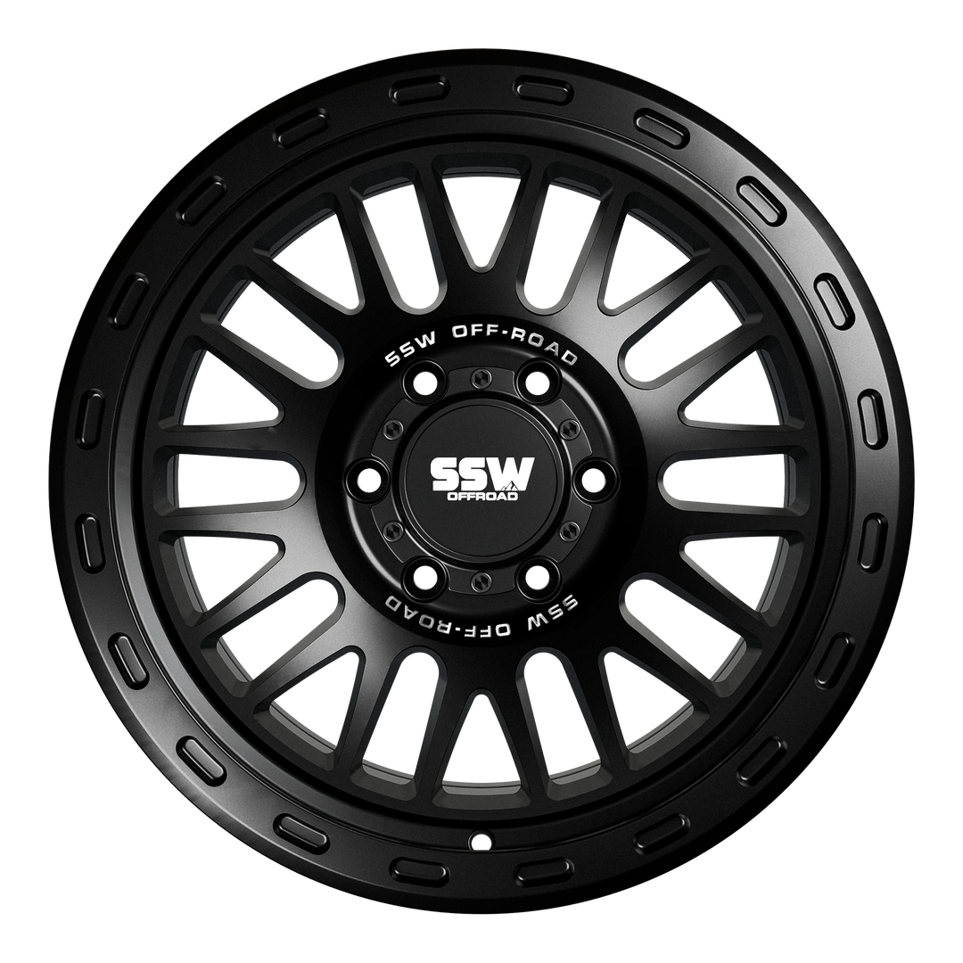 GRIFFON | MATTE BLACK | 17X9.0 | -25