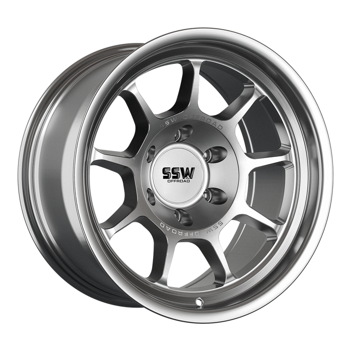 NOVA / MACHINED SILVER / 17X9.0 -25