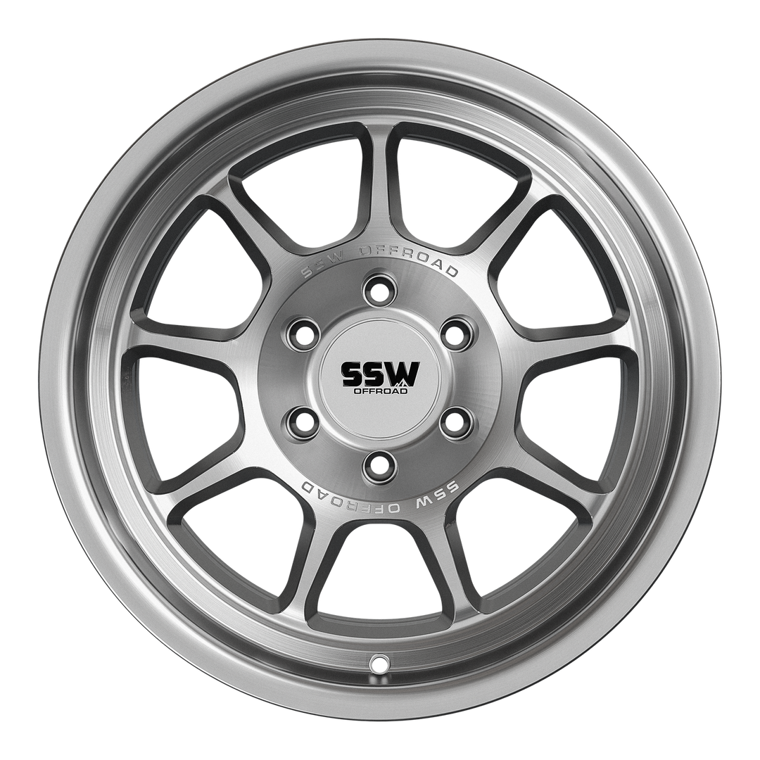 NOVA / MACHINED SILVER / 17X9.0 -25