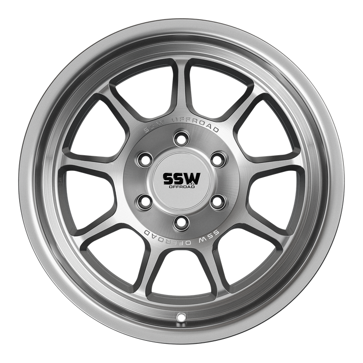 NOVA / MACHINED SILVER / 17X9.0 -25