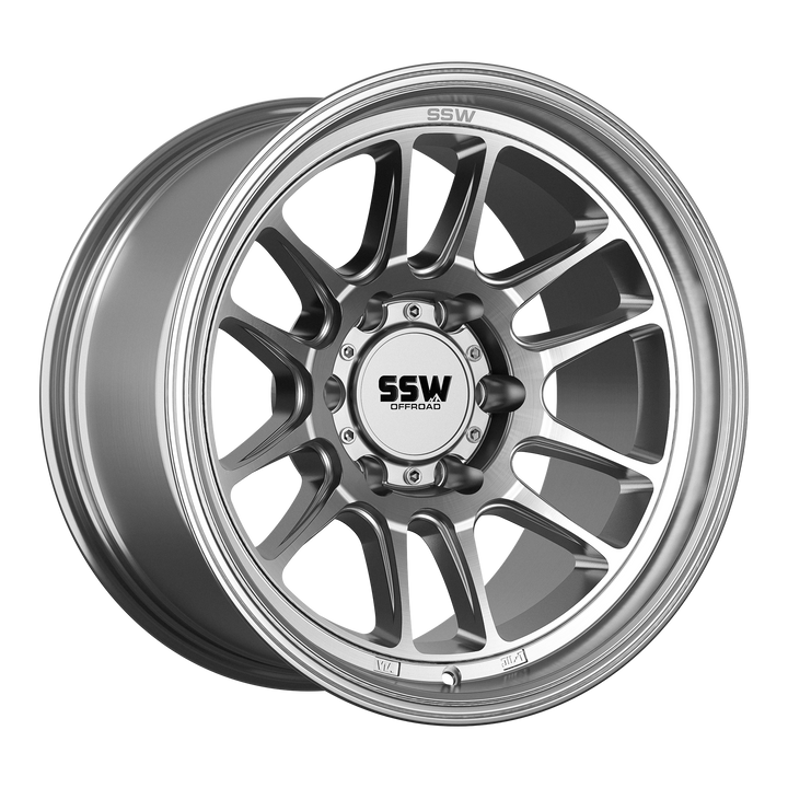 RAPTOR | MACHINED SILVER | 17X9.0 | -12