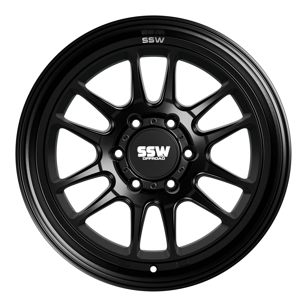 RAPTOR | MATTE BLACK | 17X9.0 |-12