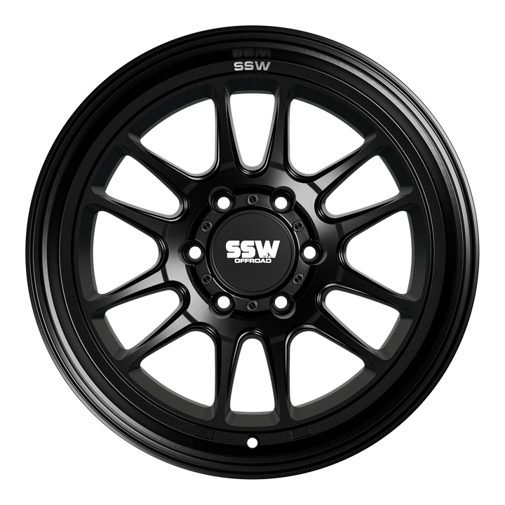 RAPTOR | MATTE BLACK | 17X9.0 |-12