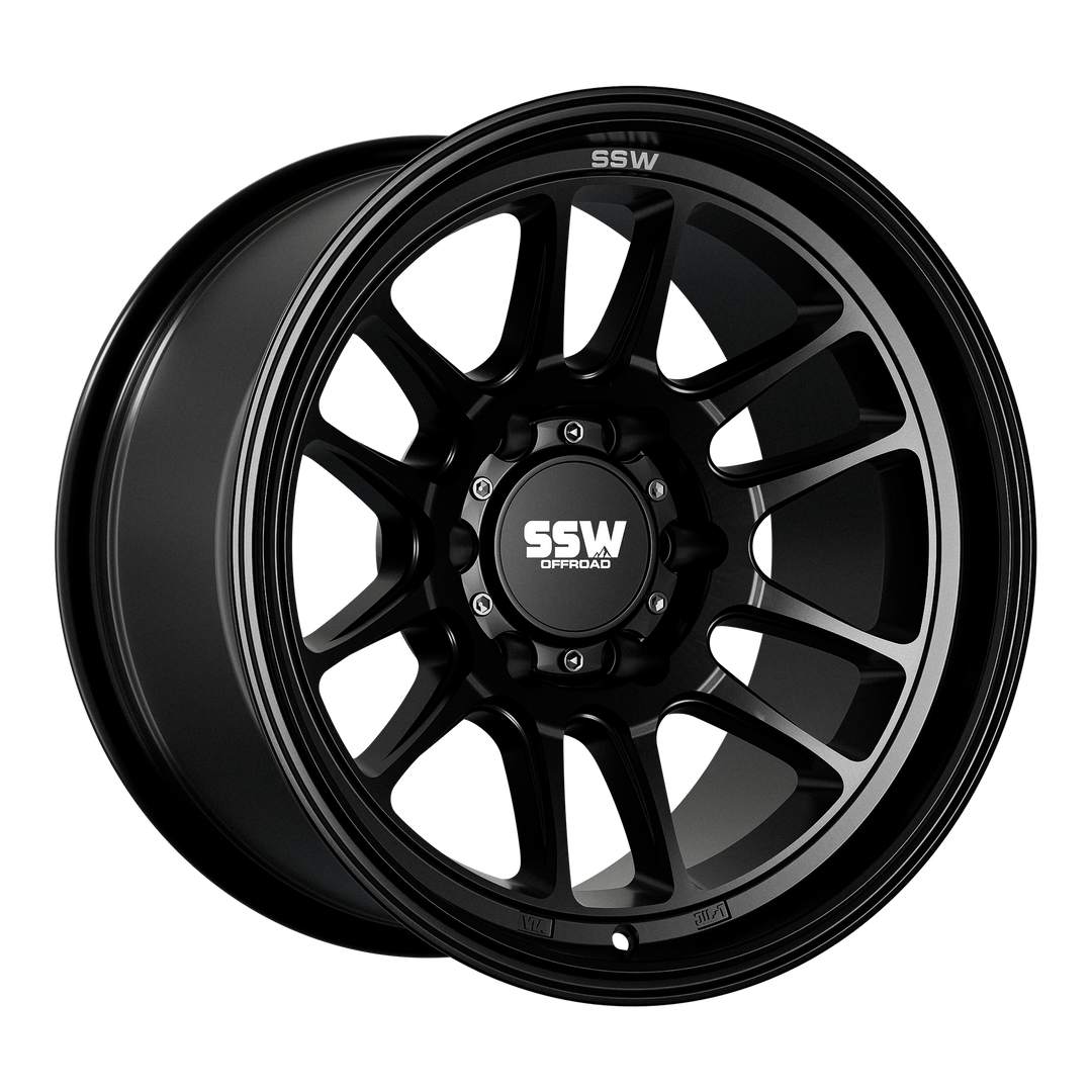RAPTOR | MATTE BLACK | 17X9.0 |-12