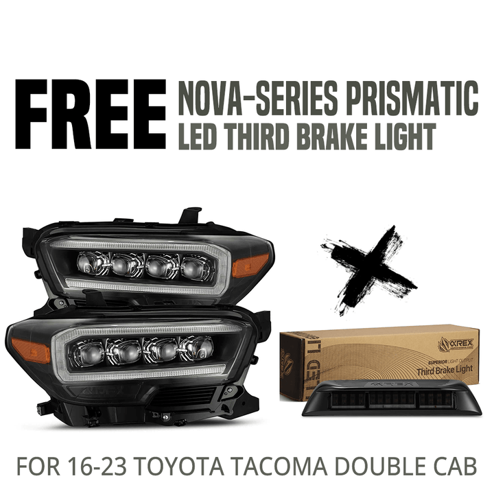 2016-2023 Toyota Tacoma NOVA-Series LED Projector Headlights | Amber/Clear DRL