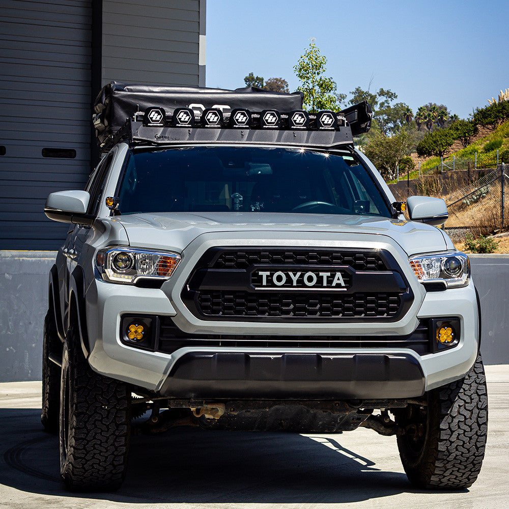 7XL Linkable Roof Light Bar Kit For Prinsu Rack Fits 2005-2023 Toyota Tacoma