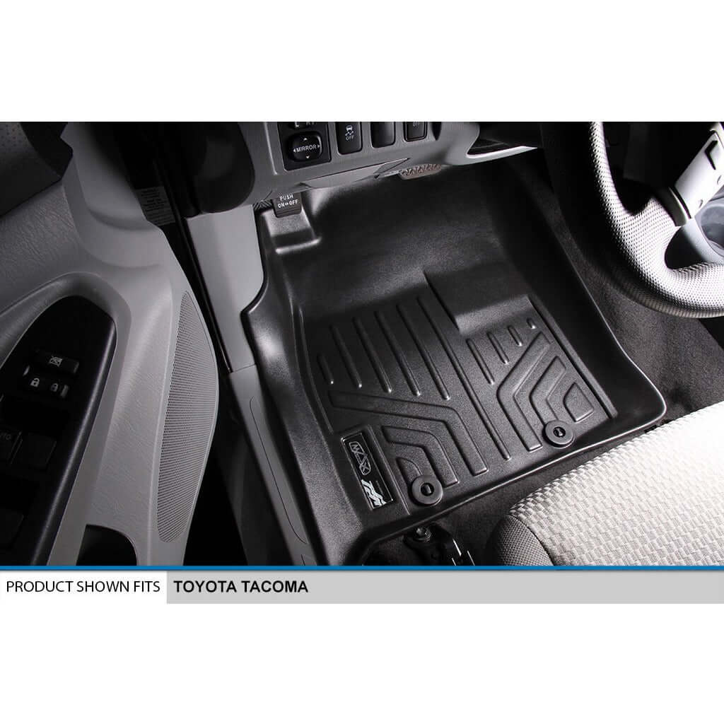 SmartCoverage™ Custom Fit Floor Liners fits 2012-2015 Toyota Tacoma Double Cab