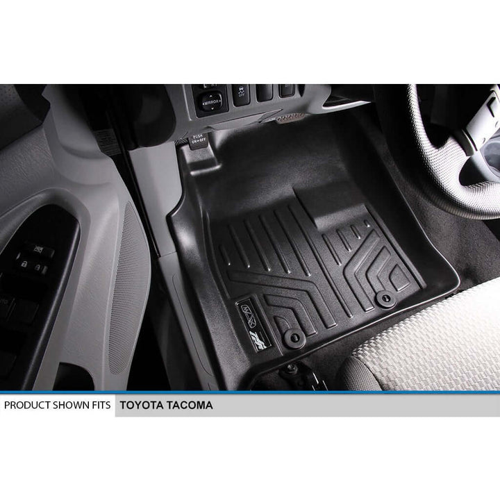 SmartCoverage™ Custom Fit Floor Liners fits 2012-2015 Toyota Tacoma Double Cab