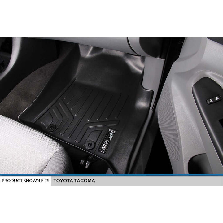 SmartCoverage™ Custom Fit Floor Liners fits 2012-2015 Toyota Tacoma Double Cab