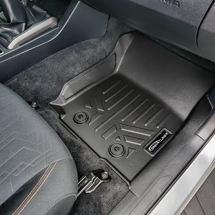 SmartCoverage™ Custom Fit Floor Liners fits 2018-2023 Toyota Tacoma Double Cab (Manual Transmission)