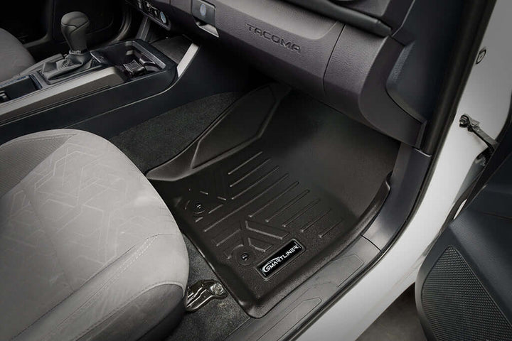 SmartCoverage™ Custom Fit Floor Liners fits 2018-2023 Toyota Tacoma Double Cab (Automatic Transmission)