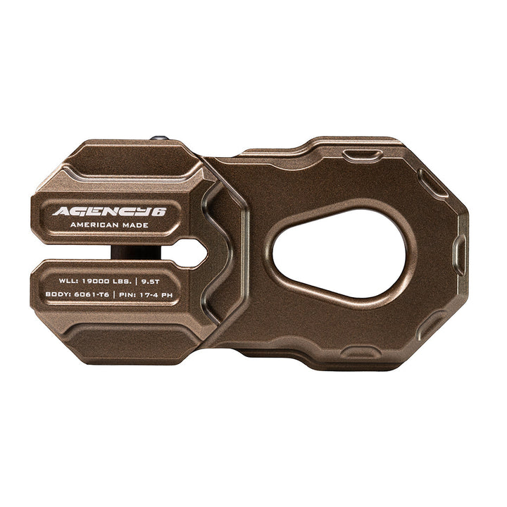 Agency 6 Billet Winch Shackle