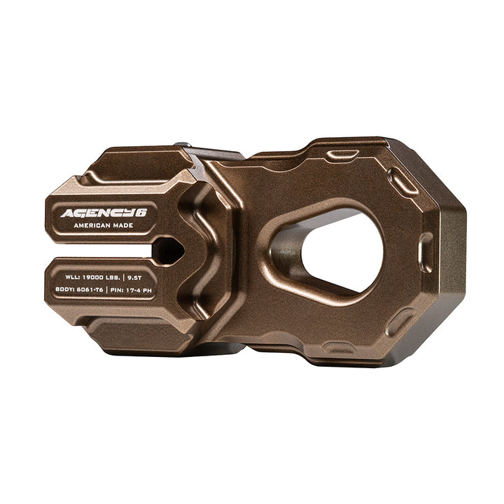 Agency 6 Billet Winch Shackle