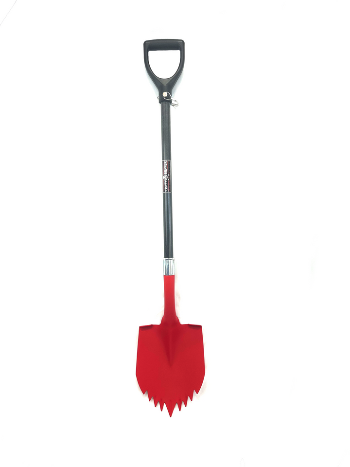 Krazy Beaver Shovel | Textured Red Head / Black Handle | XL