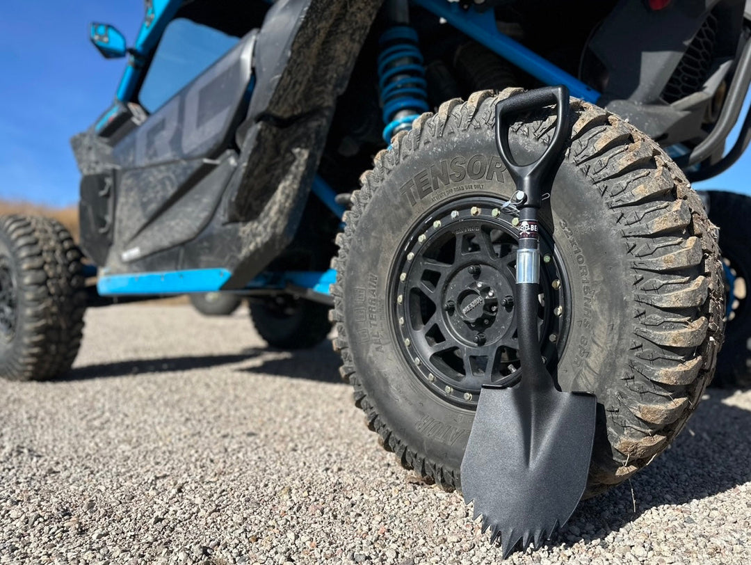 Krazy Beaver Mini Shovel | Textured Black Head / Black Handle | + Guard