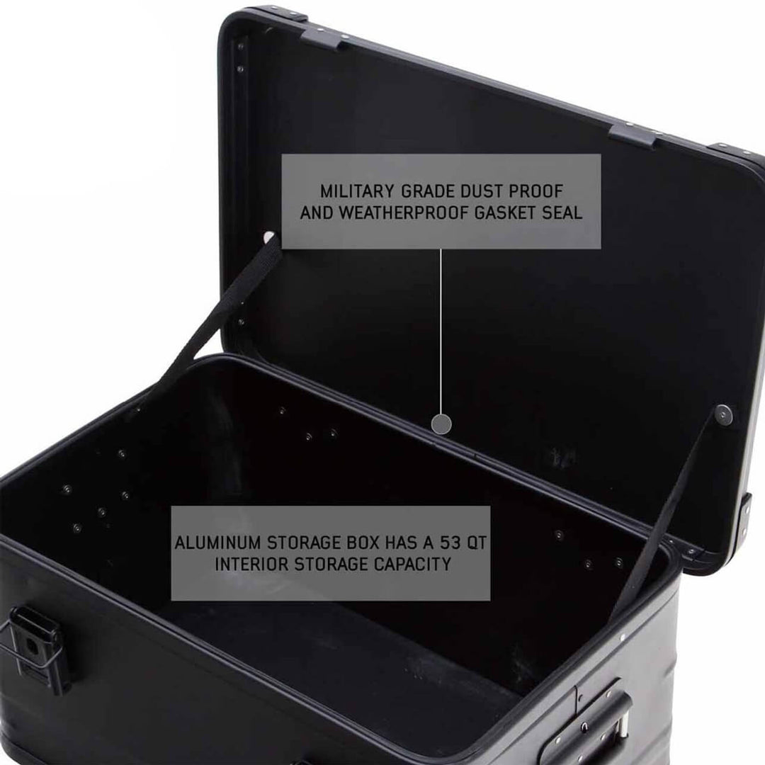 Aluminum Box Storage 53QT