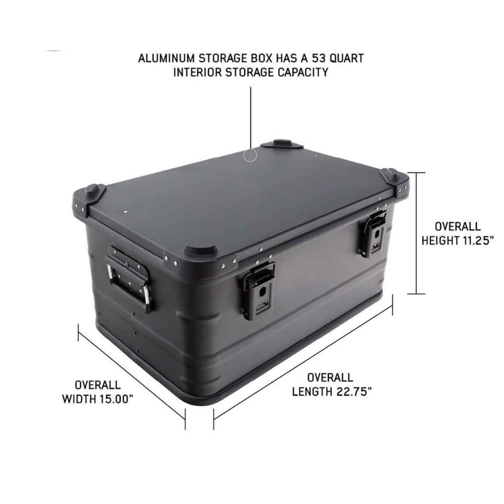 Aluminum Box Storage 53QT