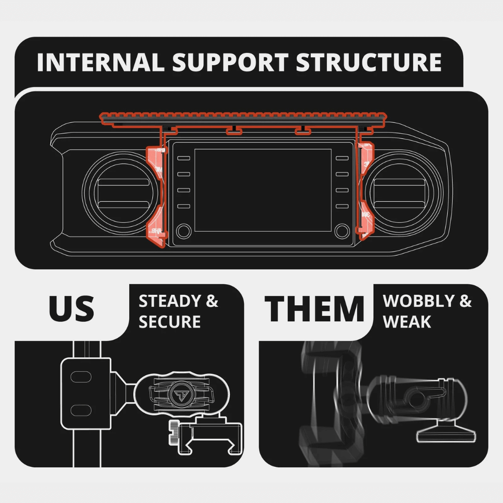 Build Your Own TRAXX Accessory Mount fits 2016-2023 Toyota Tacoma
