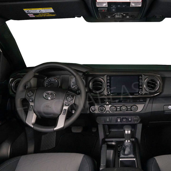 Interior Carbon Bundle (3rd Gen) | Center Console Dashboard Trim + Shift Knob