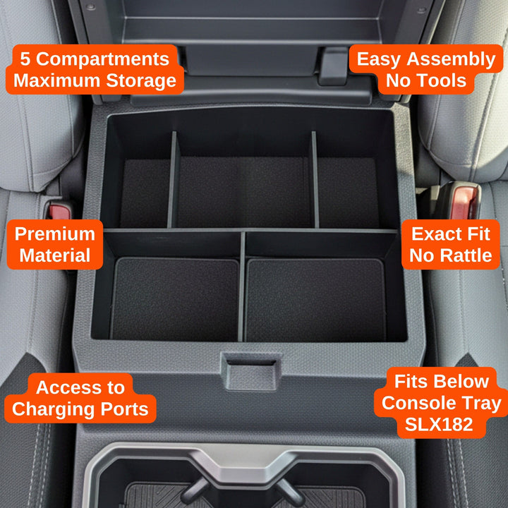 Center Console, Glove Box and Tray Organizer Set fits 2024+ Toyota Tacoma