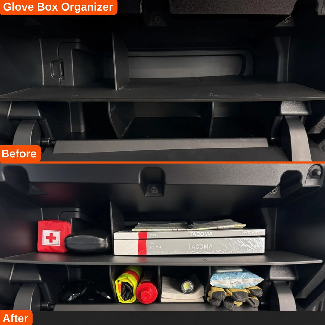 Center Console, Glove Box and Tray Organizer Set fits 2024+ Toyota Tacoma
