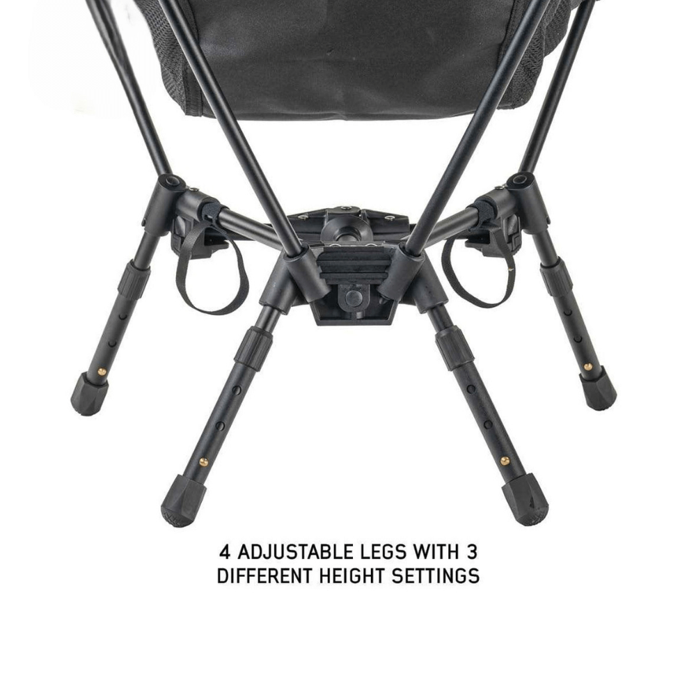 Compact Camping Chair with Collapsible Aluminum Frame