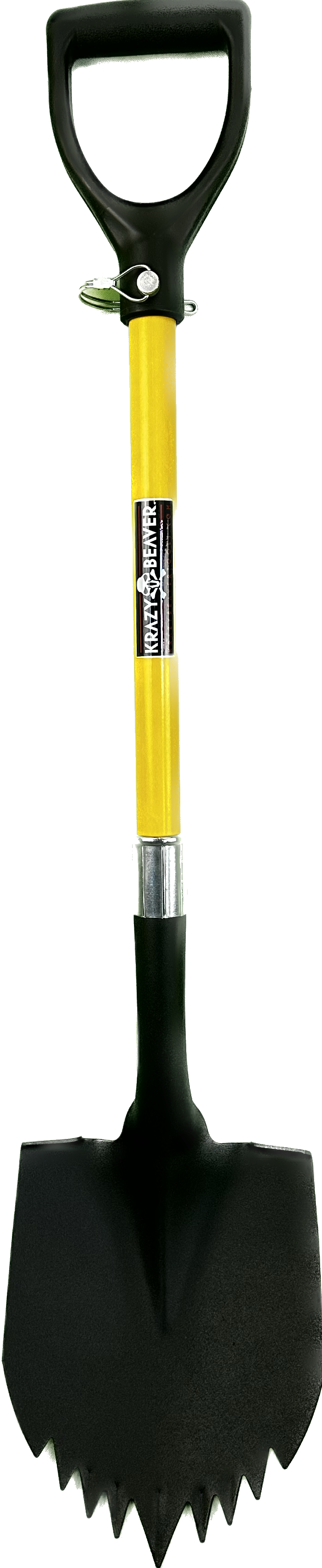 Krazy Beaver Shovel | Black Textured Head / Yellow Handle