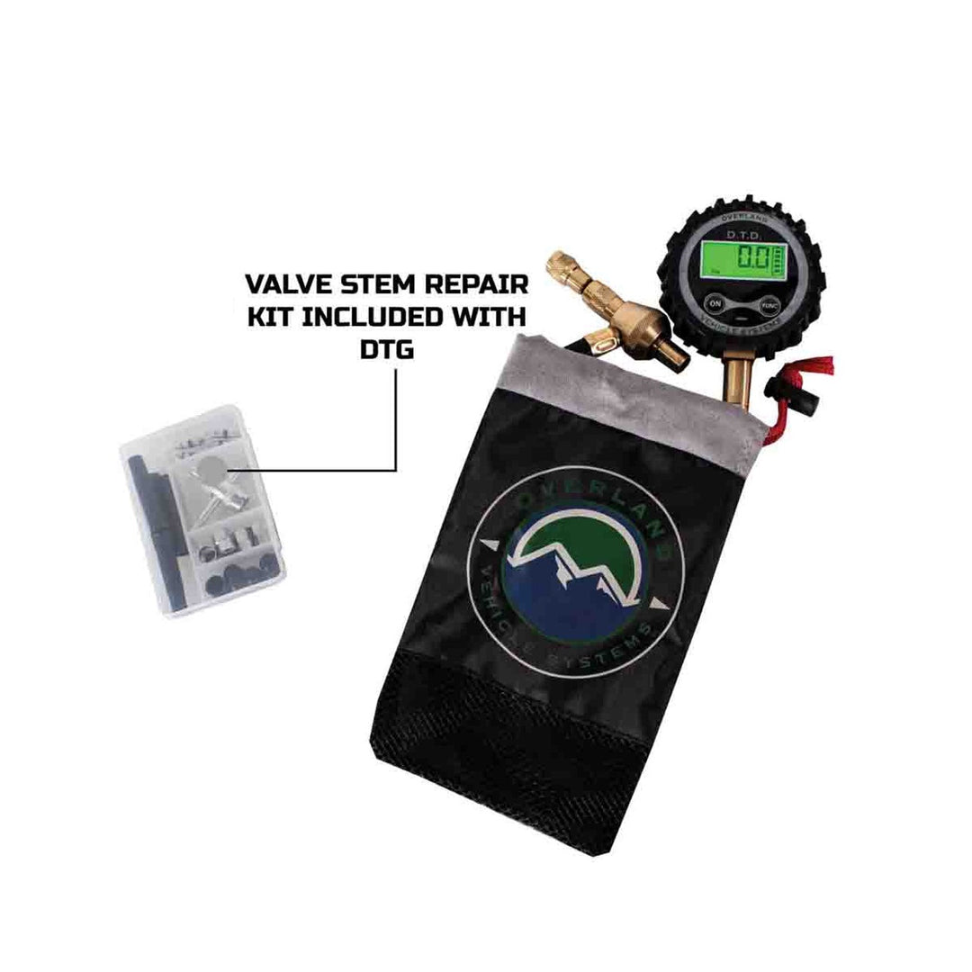 Digital Tire Deflator with Valve Kit & Storage Bag