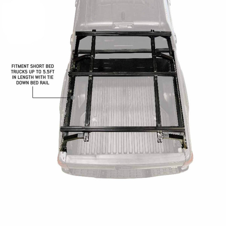 Discovery Rack -Mid Size Truck Short Bed Application