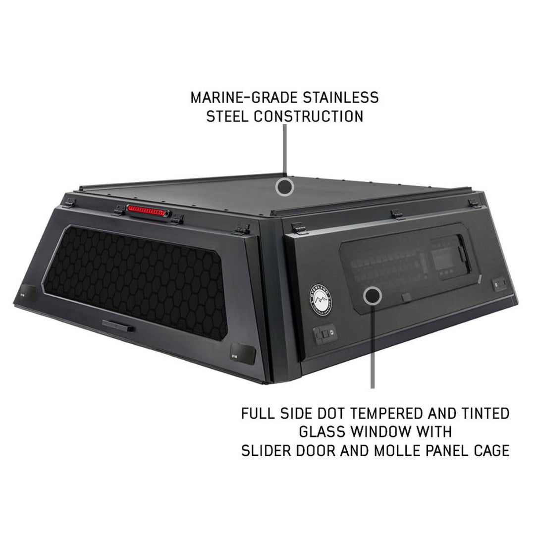 Expedition - Truck Cap W/Full Wing Doors and 3rd Brake Light