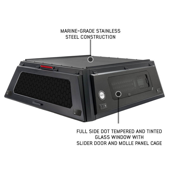 Expedition - Truck Cap W/Full Wing Doors and 3rd Brake Light