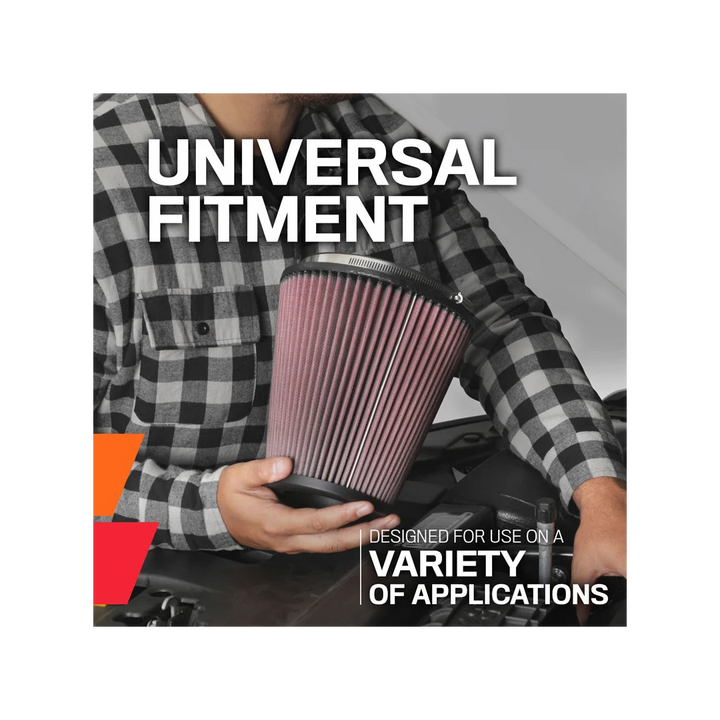 Extreme Duty High-Flow Universal Off-Road Air Filter - 6"FLG, 7-1/2"B, 4-1/2"T, 6"H