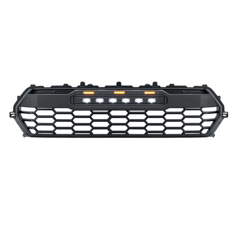 Front Grille W/ Off-Road Lights - Matte Black For 2024+ Toyota Tacoma