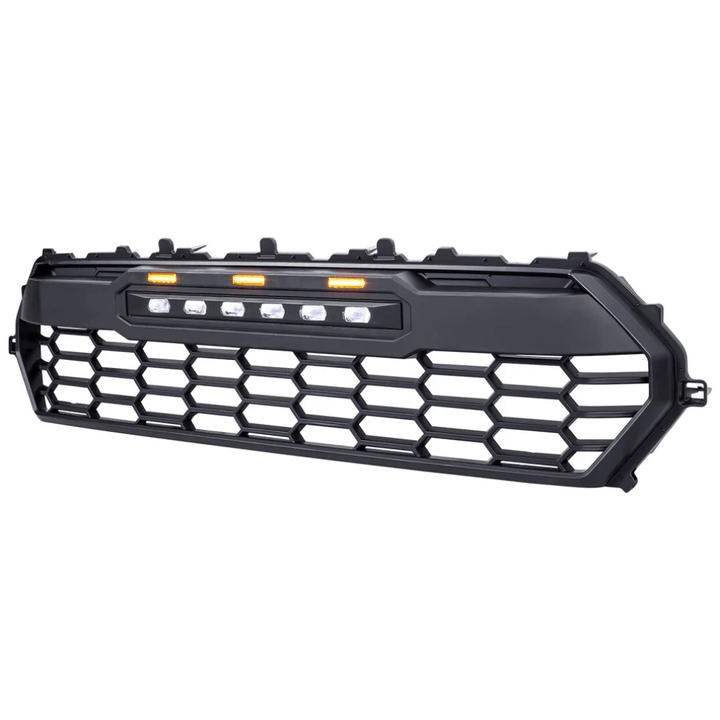 Front Grille W/ Off-Road Lights - Matte Black For 2024+ Toyota Tacoma